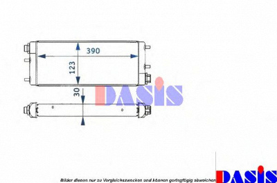 AKS DASIS 126260n -  масляный радиатор, двигательное масло